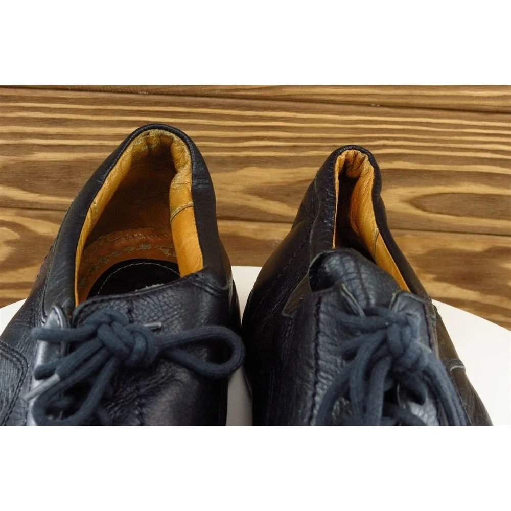 Clarks Travel Soft Shoes Sz 11.5 M Black Derby Oxfords Leather‎ Men 34645
